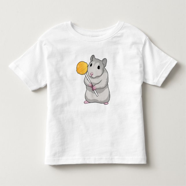 Camiseta De Bebé Hamster Lollipop (Anverso)