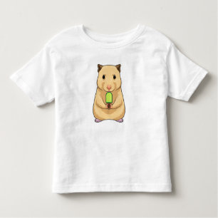 Camiseta De Bebé Hamster Popsicle