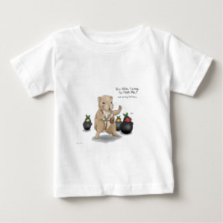 Camiseta De Bebé Hámster y fruta de Ninja