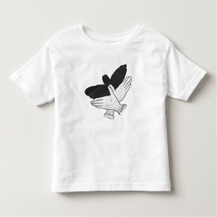 Camiseta De Bebé Hand Silhouette Eagle