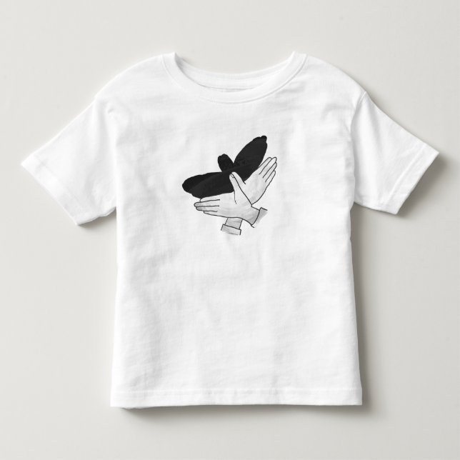 Camiseta De Bebé Hand Silhouette Eagle (Anverso)