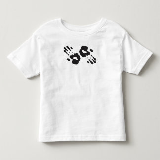 Camiseta De Bebé Handprints negro