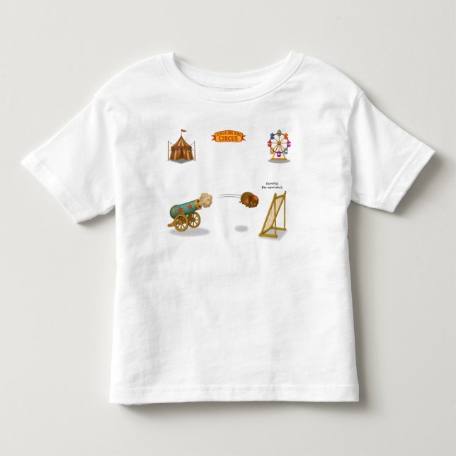 Camiseta De Bebé Hannibal la Bala de Cañón (Anverso)