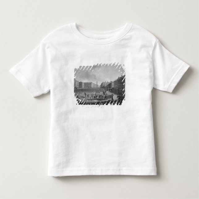 Camiseta De Bebé Hannover ajusta, de un sistema de cuatro vistas de (Anverso)
