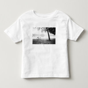 Camiseta De Bebé Hanoi Vietnam, Bicicleta y lago Bay Mau parque Len