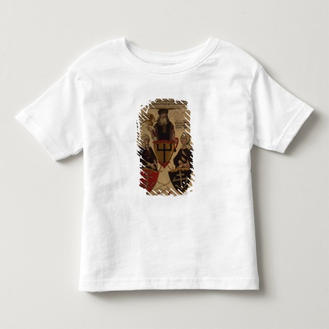 Camiseta De Bebé Hans Fugger dos esposas Clara Widolf y Elisabeth (Anverso)