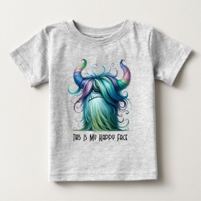 Camiseta De Bebé Hans - Monstruo tuerto (Anverso)