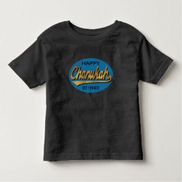Camiseta De Bebé Hanukkah "Chanukah Retro Est 139BCE" Toddler Shirt