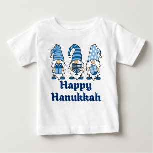 Camiseta De Bebé Hanukkah Gnomes Trio Baby T Shirt