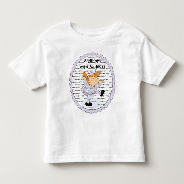 Camiseta De Bebé Hanukkah Happy Toddler Shirt (Anverso)