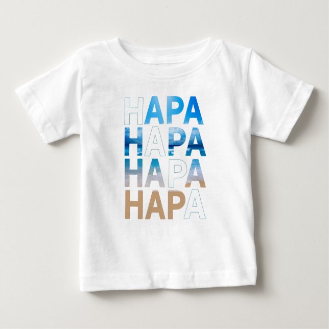 CAMISETA DE BEBÉ HAPA LOVE SHIRT (Anverso)