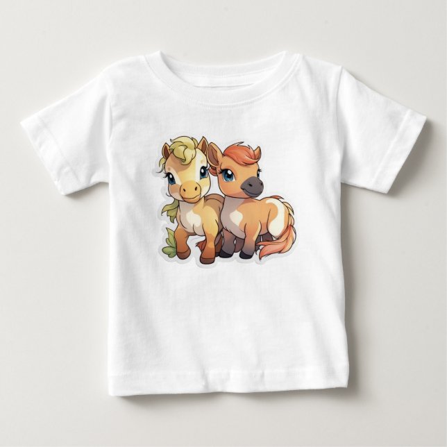 Camiseta De Bebé Happiness is a little pony T-Shirt (Anverso)