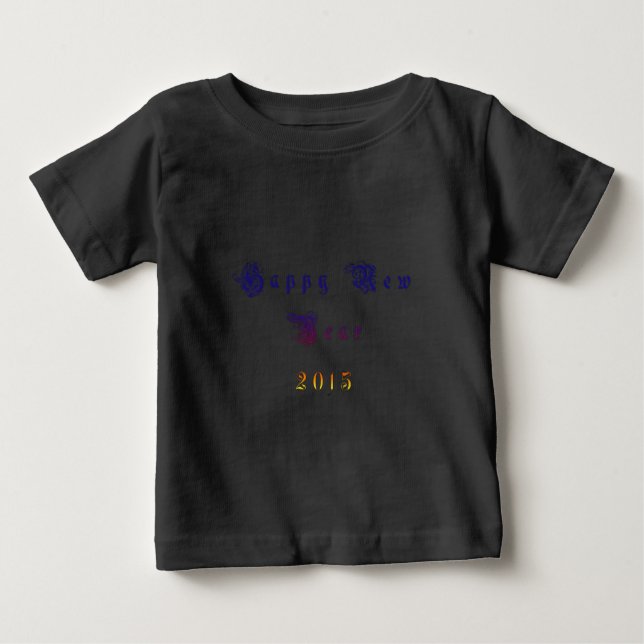 Camiseta De Bebé Happu Año Nuevo 2015 Hakuna Matata desea.png (Anverso)