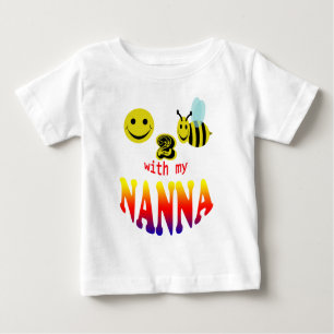 Camiseta De Bebé happy2bee firmado con mi nanna