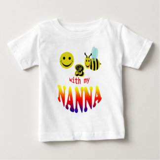 Camiseta De Bebé happy2bee firmado con mi nanna