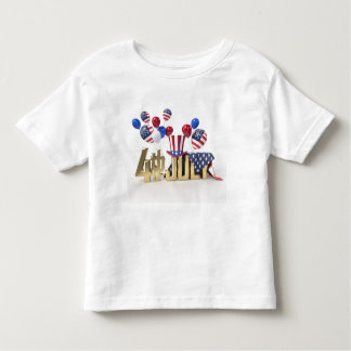 Camiseta De Bebé Happy 4th of July USA
