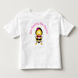 Camiseta De Bebé Happy Bee Chica Toddler T-Shirt