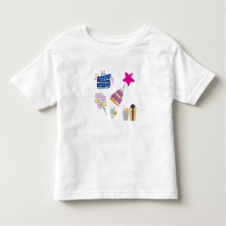 Camiseta De Bebé Happy Birthday Bear Celebration" or "Birthday Bear