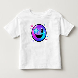 Camiseta De Bebé Happy Cool Smiley Face Y2K Toddler T-Shirt