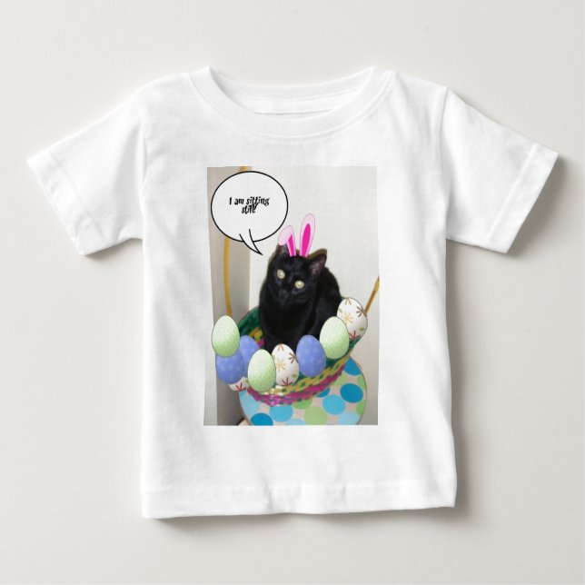 Camiseta De Bebé Happy Easter Kitty (Anverso)