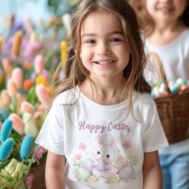 Camiseta De Bebé Happy Easter Spring Design - Cute Easter Bunny  (Subido por el creador)