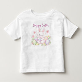 Camiseta De Bebé Happy Easter Spring Design - Cute Easter Bunny 