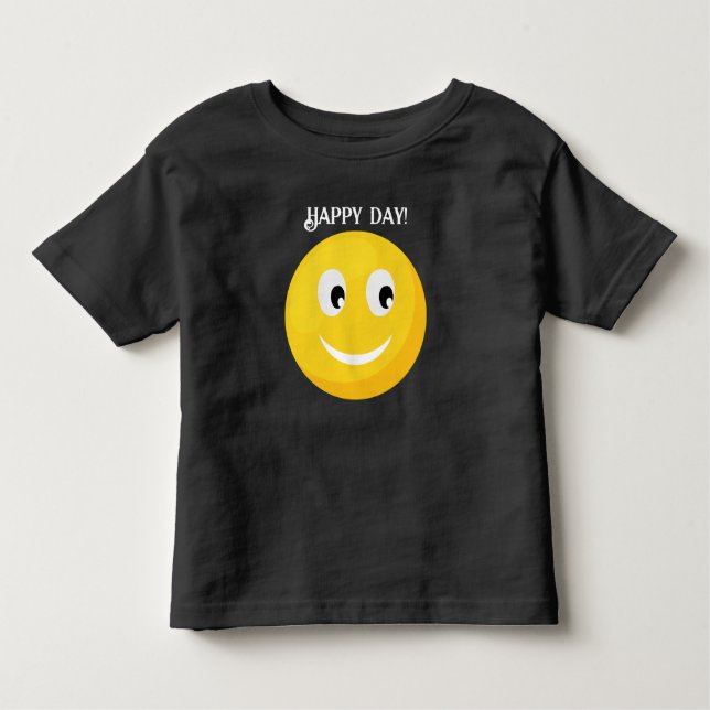 Camiseta De Bebé Happy face in a good mood (Anverso)