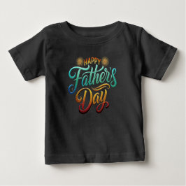 Camiseta De Bebé Happy Father's Day