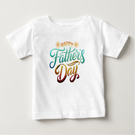 Camiseta De Bebé Happy Father's Day