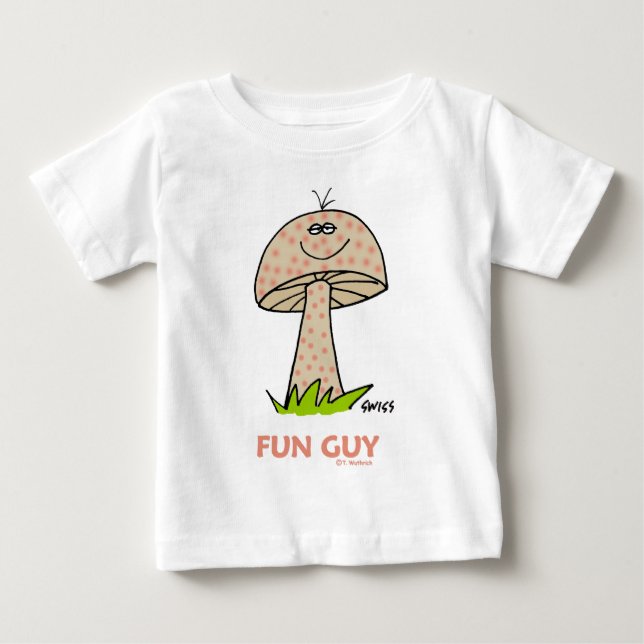 Camiseta De Bebé Happy Fun Baby Boy Personalizado Cute Sweet Funny (Anverso)