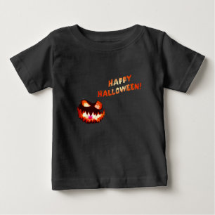 Camiseta De Bebé HAPPY HALLOWEEN - FLORECIENTE Jack-O-Lantern