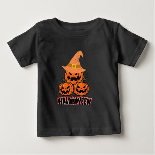 Camiseta De Bebé Happy Halloween Girly Cute