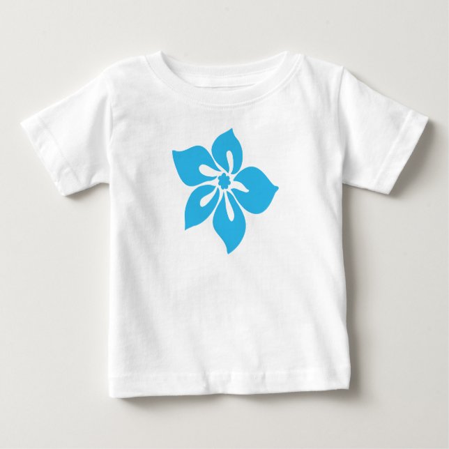 Camiseta De Bebé Happy Hibiscus Infant Tee (Anverso)