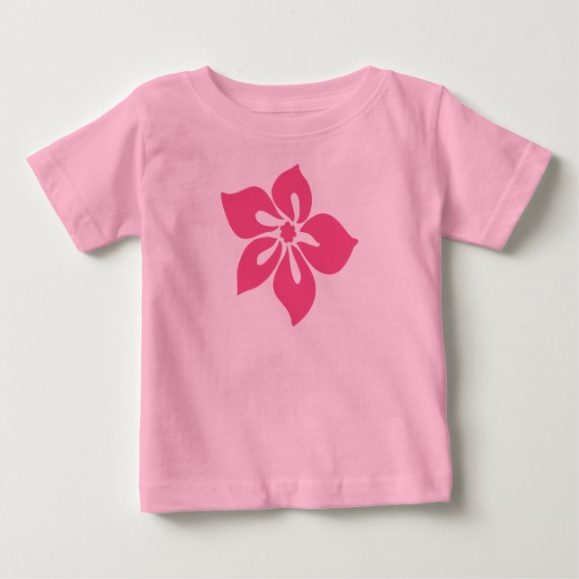 Camiseta De Bebé Happy Hibiscus Infant Tee