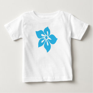 Camiseta De Bebé Happy Hibiscus Tropical Floral