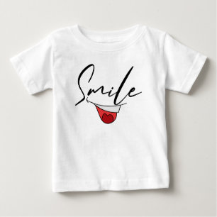 CAMISETA DE BEBÉ HAPPY MOOD SONRIENDO.