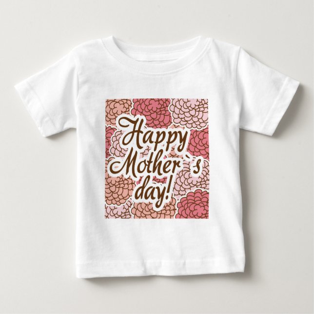 Camiseta De Bebé happy mother day (Anverso)