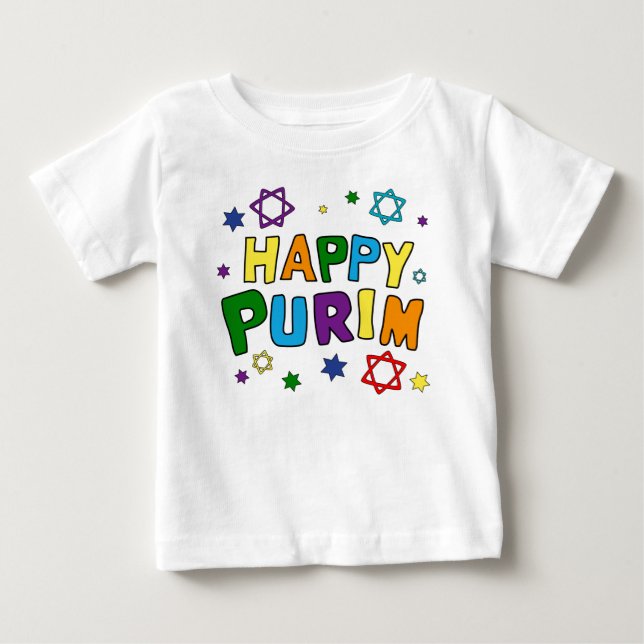 Camiseta De Bebé Happy Purim Fun (Anverso)