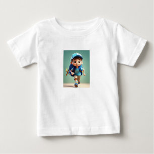 Camiseta De Bebé "Happy Runner Kid Tee: Diversión al estilo Pixar" 