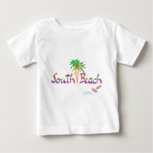 Camiseta De Bebé Happy South Beach, FL