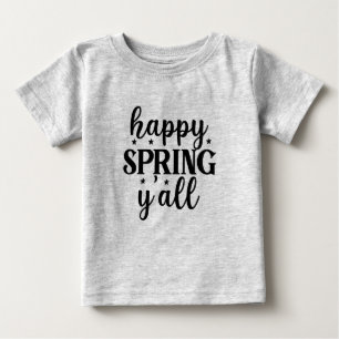 Camiseta De Bebé Happy Spring Y'all-67210