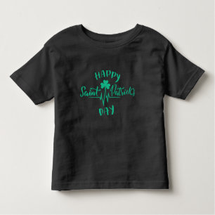 Camiseta De Bebé Happy St Patricks Day Hearbeat pulse Shamrock