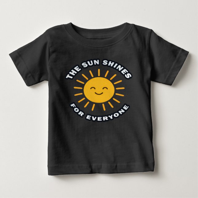 Camiseta De Bebé Happy Sun Kidjuro (Anverso)