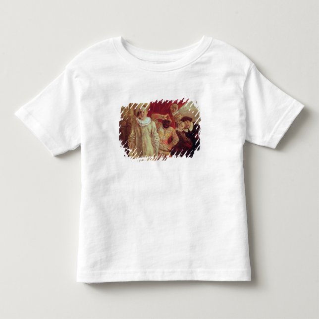 Camiseta De Bebé Harlequin, Pierrot y Scapin, actores de COM (Anverso)