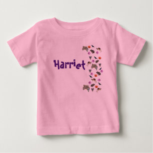 Camiseta De Bebé Harriet, nombre con animales australianos, 