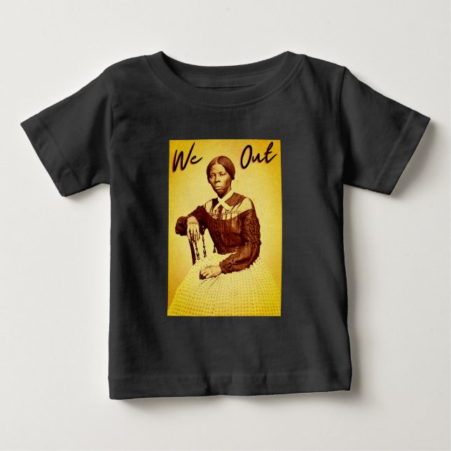 Camiseta De Bebé Harriet Tubman - Salimos - Historia negra (Anverso)