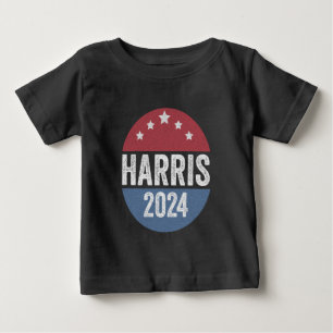Camiseta De Bebé Harris por las elecciones presidenciales demócrata