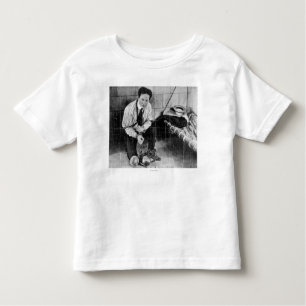 Camiseta De Bebé Harry Houdini alrededor a escaparse de la prisión
