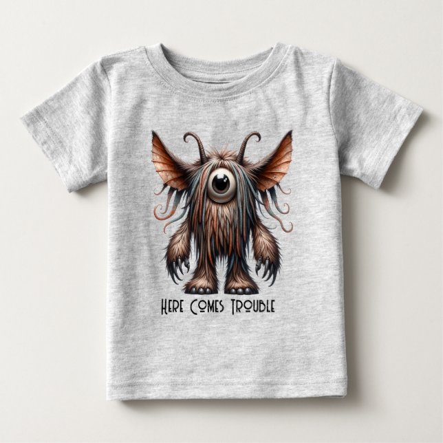 Camiseta De Bebé Harry - Monstruo tuerto (Anverso)