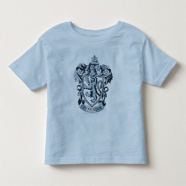 Camiseta De Bebé Harry Potter| Azul Escudo Gryffindor (Anverso)